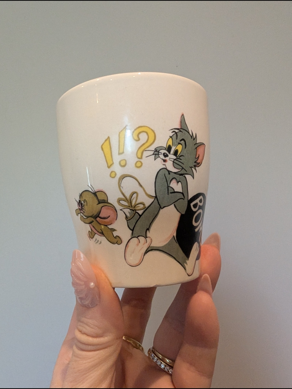 Tom & Jerry Ceramic Mug - White with Cartoon Graphic - Picture 4 of 8